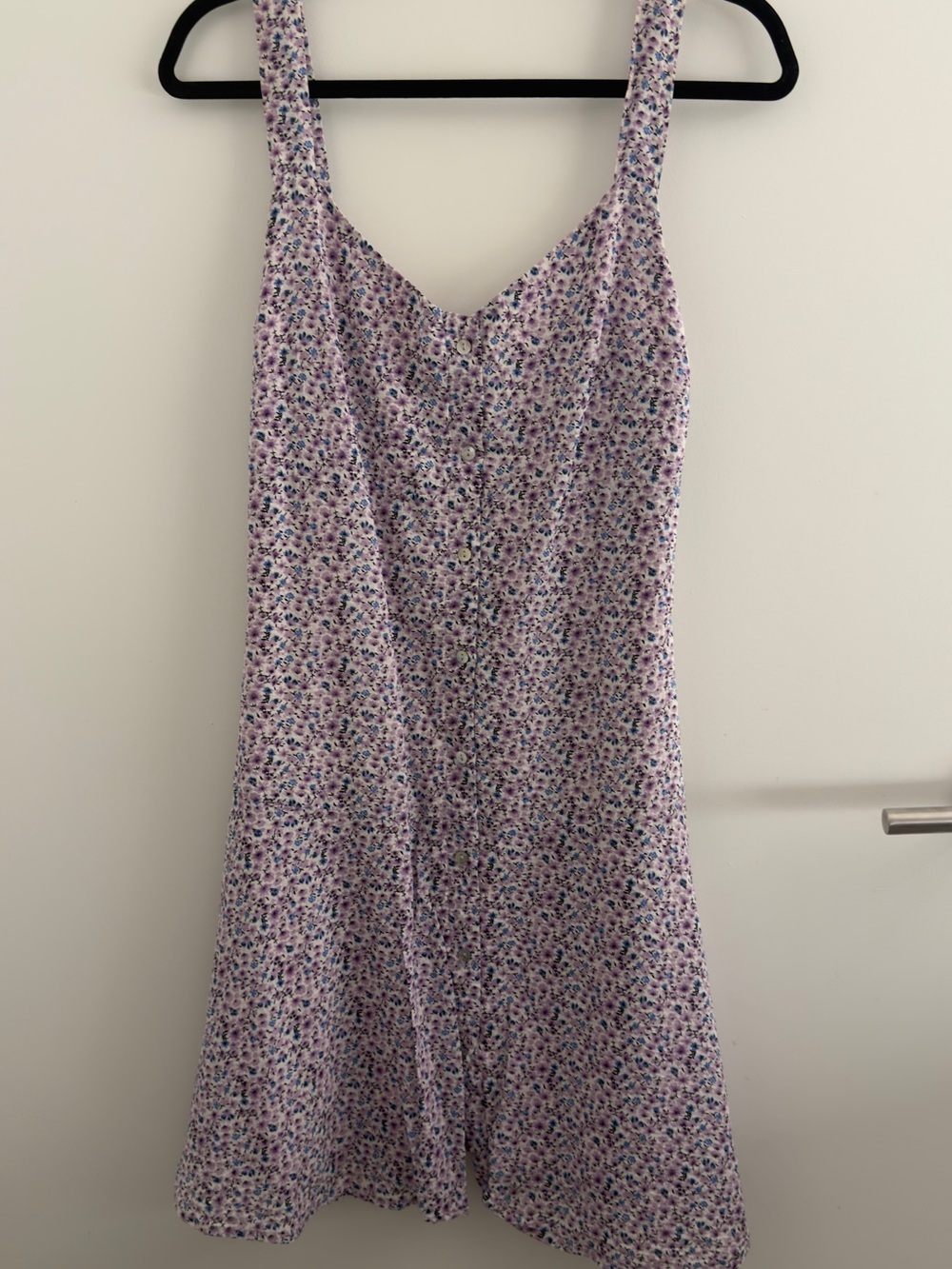 Neo Noir - danish design - Lilac Floral Button-Front Sundress - Women